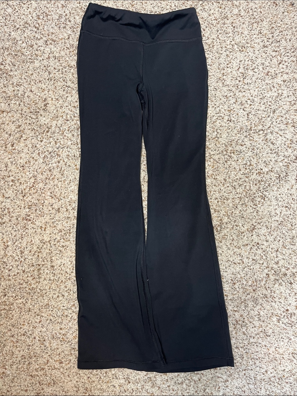 Athleta Black Chit-Chat Flare Leggings (2 pairs)